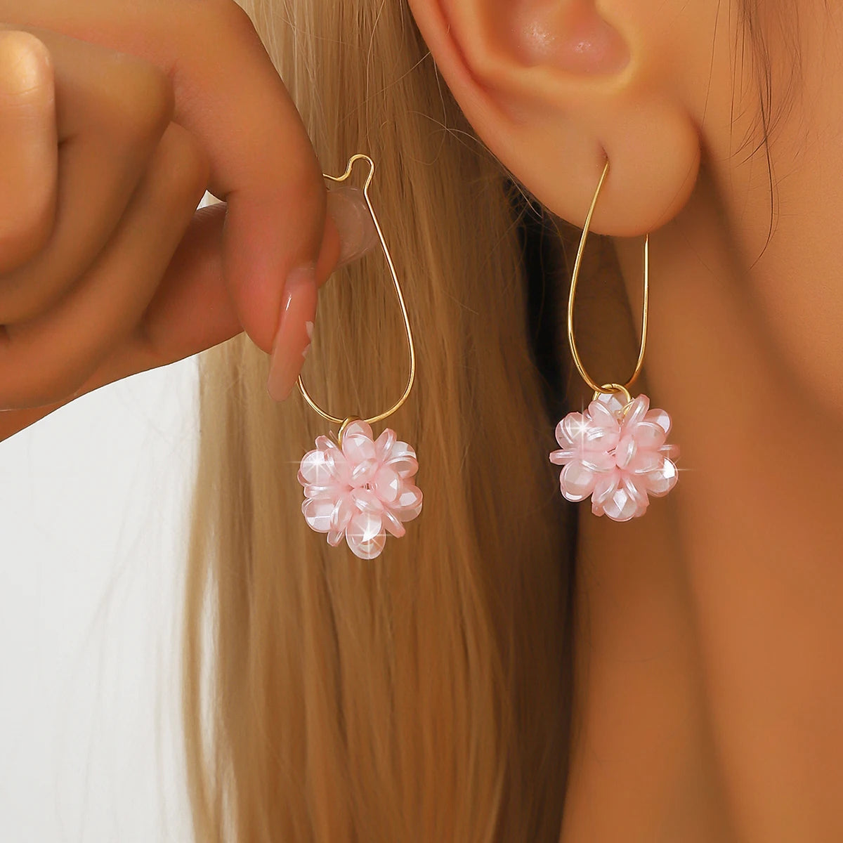 🌸 GlowFlora Drop Earrings – Nature • Elegance • Radiance