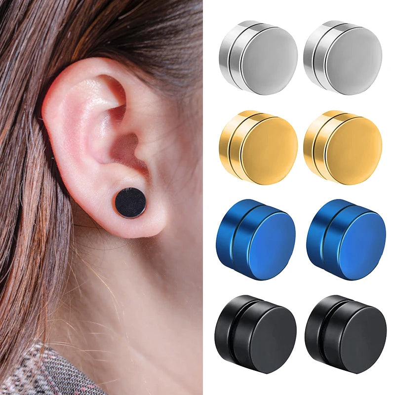 🧲 Earzic Magnetic Clip Earrings – Effortless • Stylish • Unisex