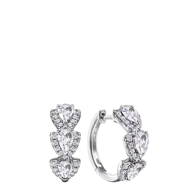 💎 Gemista Hoop Earrings – Sparkle • Sophistication • Style