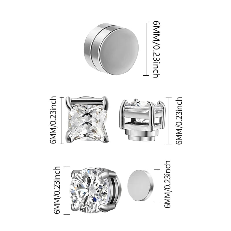 💫 Crizone Magnetic Ear Studs – Bold • Brilliant • Effortless