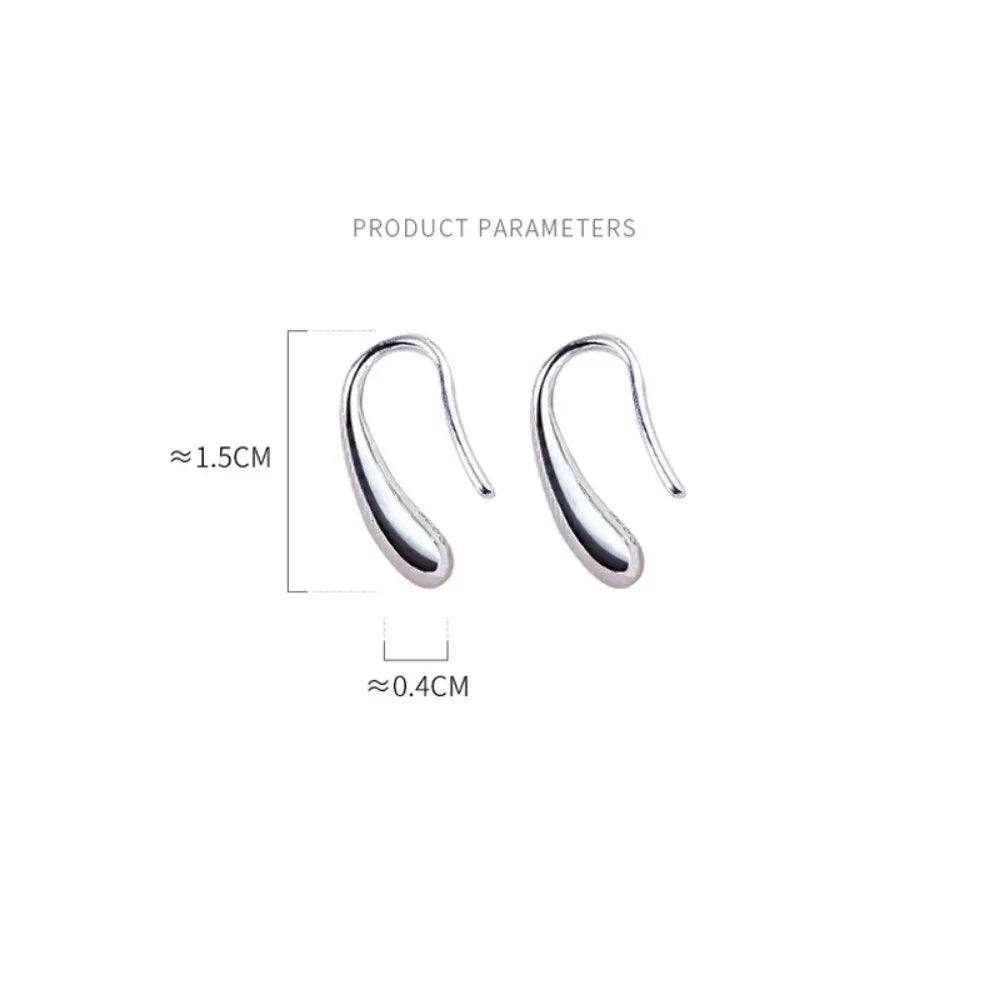 💧 Aqualoop Stud Earrings – Sleek • Serene • Sophisticated