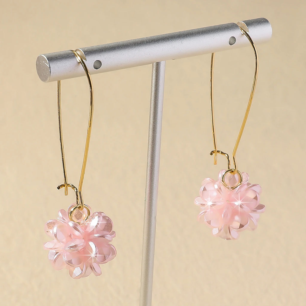 🌸 GlowFlora Drop Earrings – Nature • Elegance • Radiance