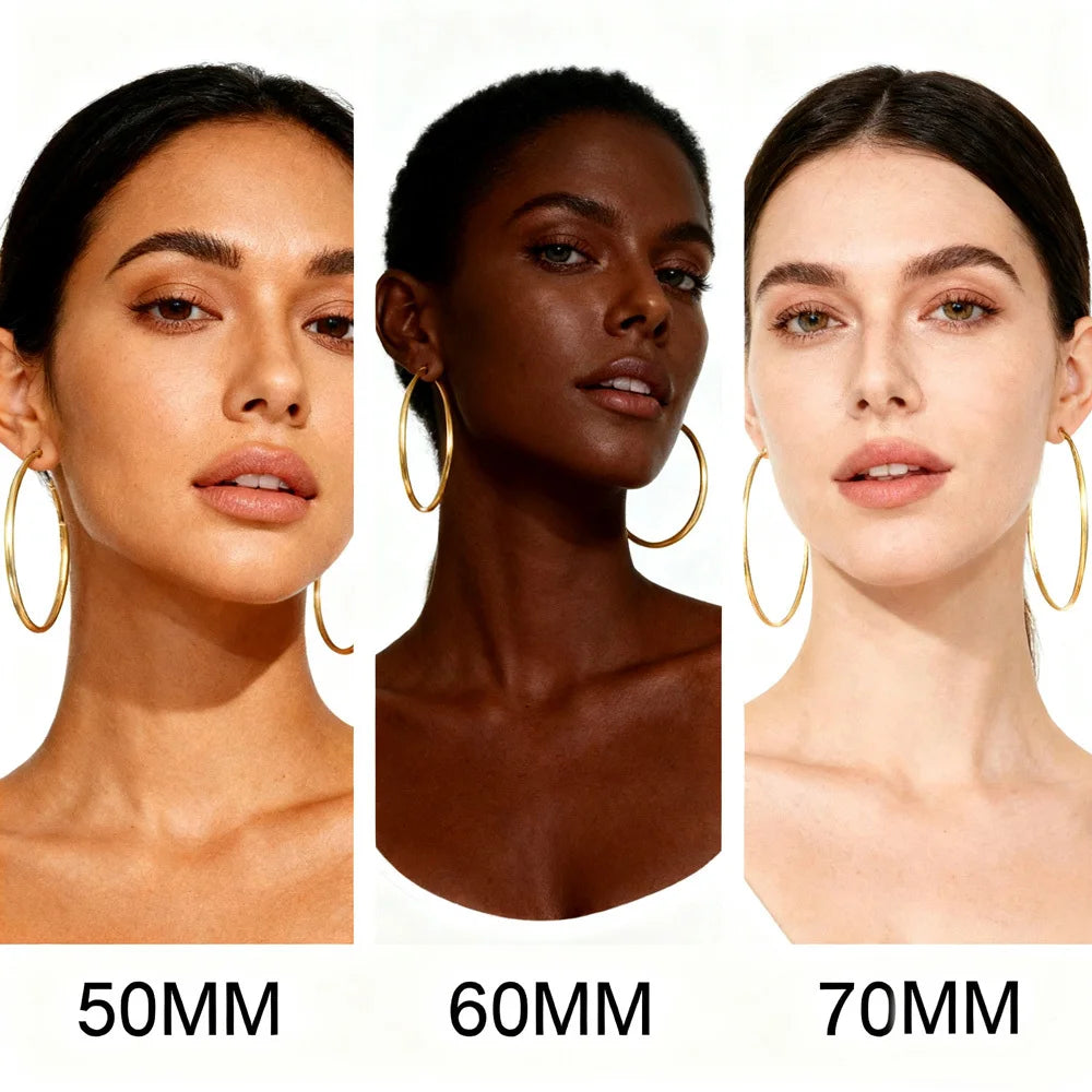 💫 Meaeguet Hoop Earrings – Bold • Minimal • Radiant